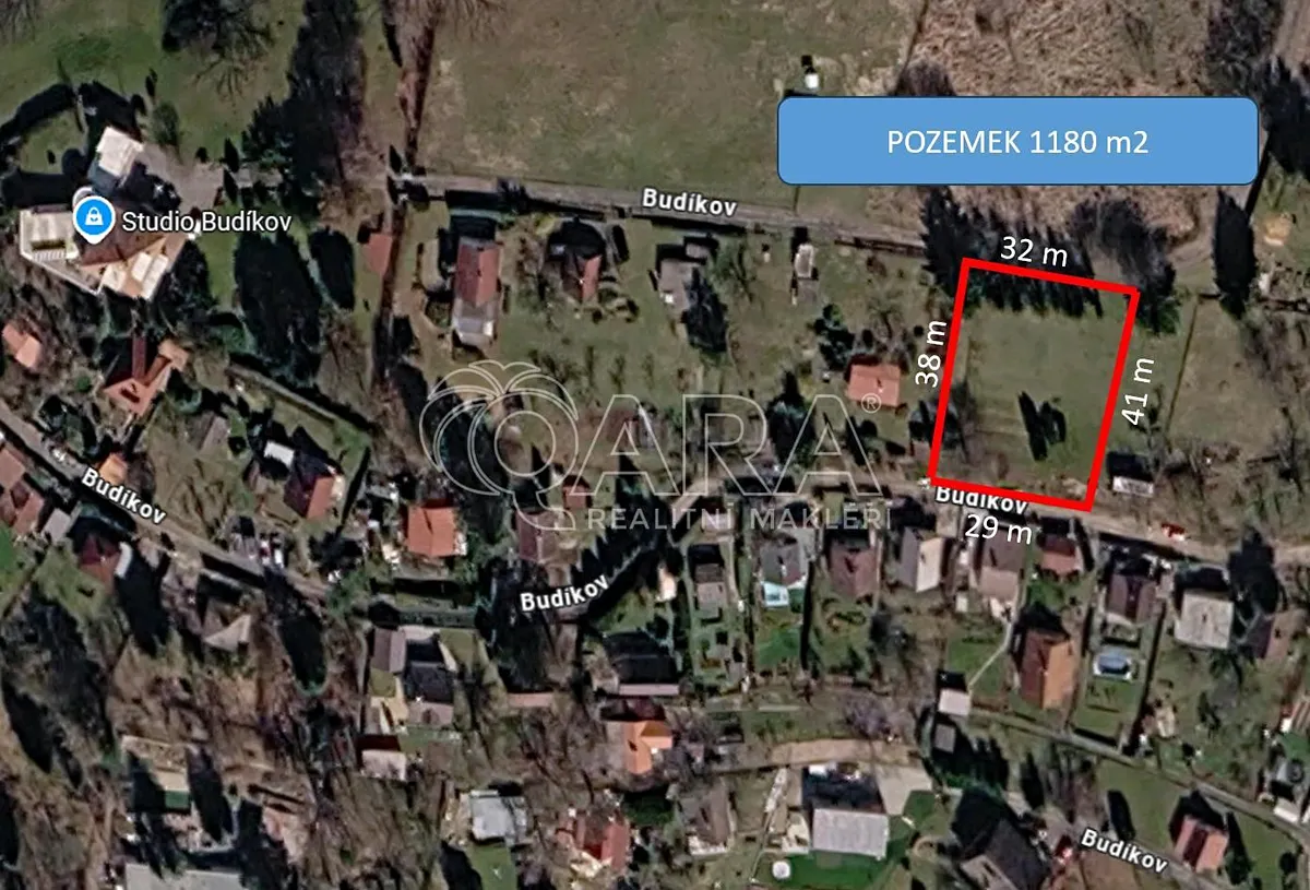 Prodej stavebního pozemku 1180 m²